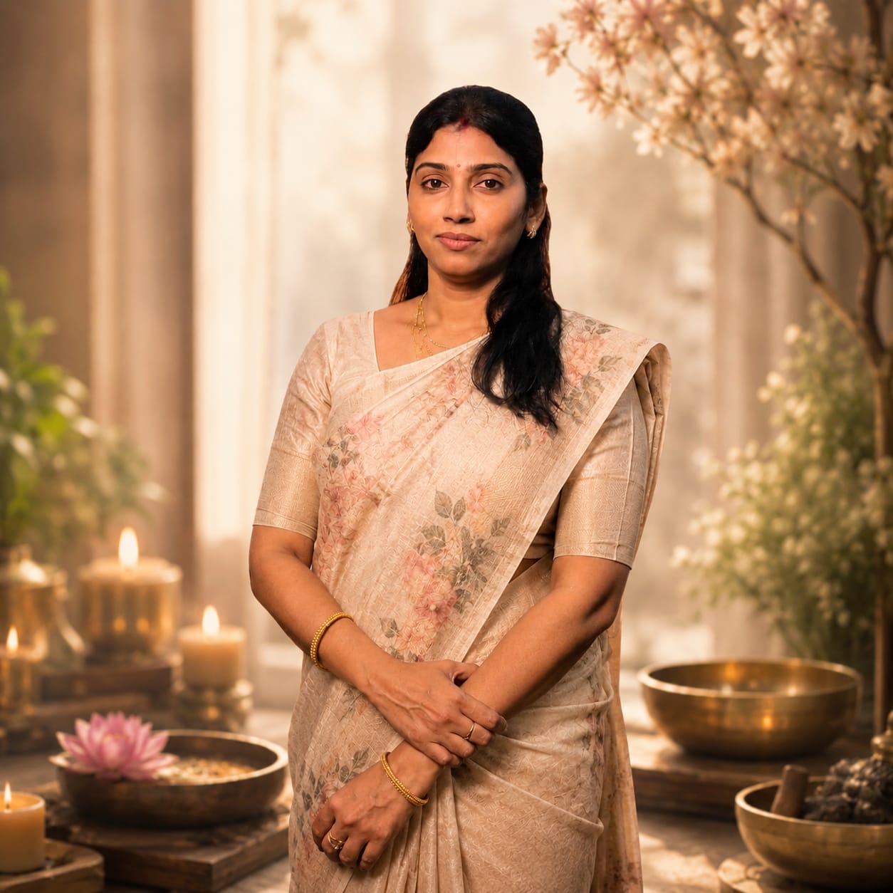 Coach Sarika, founder of Sarinadham Sound Healing Centre